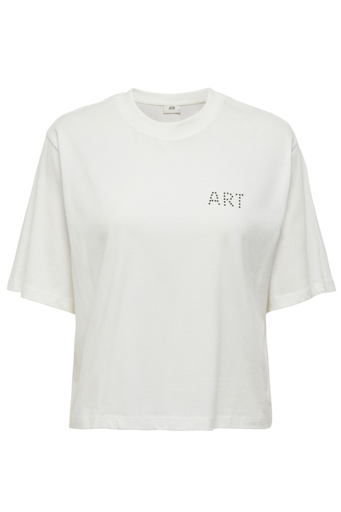 JDYALBA S/S PRINT TOP JRS 15348342 CLOUD DANCER